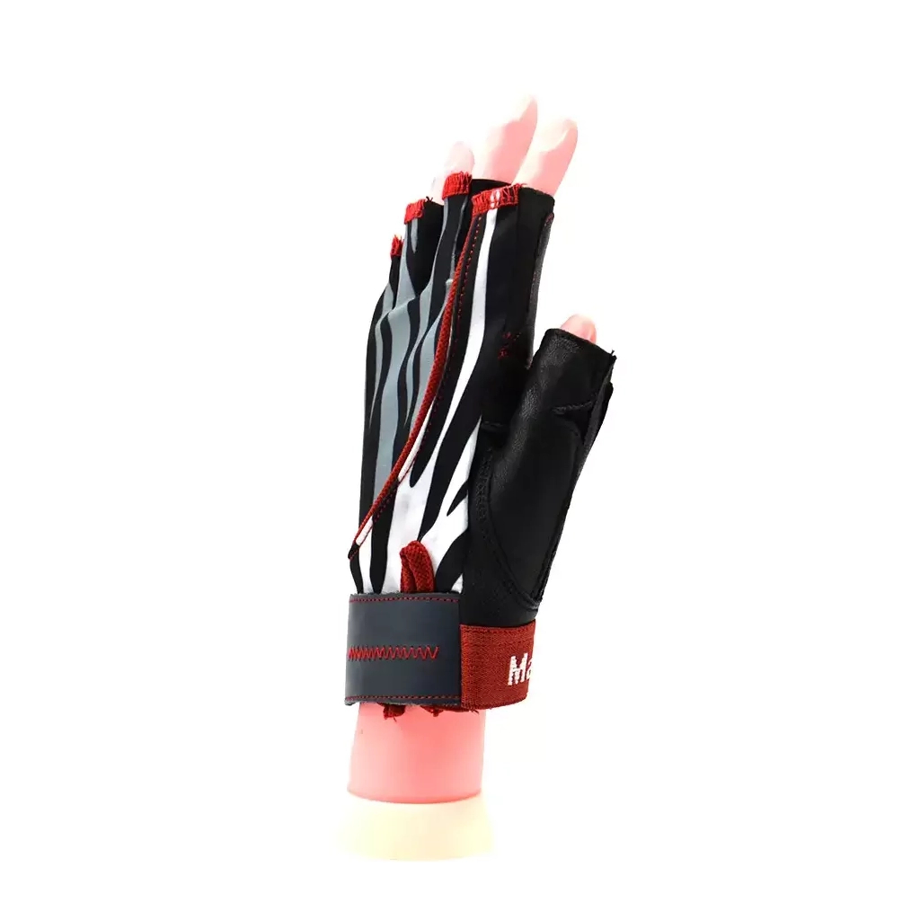 Рукавички для фітнесу MadMax MFG-911 Nine-eleven Zebra BW Zebra M (MFG-911-ZEB_M) - зображення 3