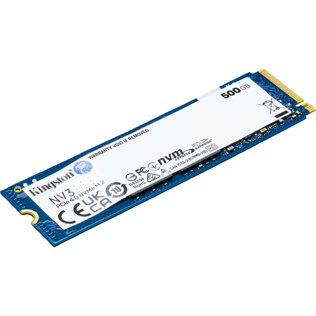 Накопичувач SSD M.2 2280 500GB Kingston (SNV3S/500G) - зображення 2
