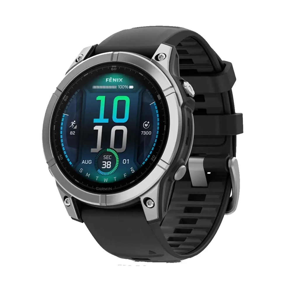 Смарт-годинник Garmin fenix E, 47mm, Stainless Steel/Black, GPS (010-03025-00) - зображення 1