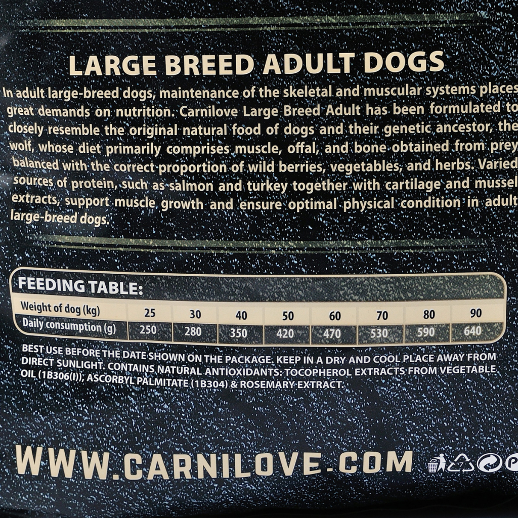 Сухий корм для собак Carnilove Adult Large Breed Salmon and Turkey 12 кг (8595602508945) - зображення 3