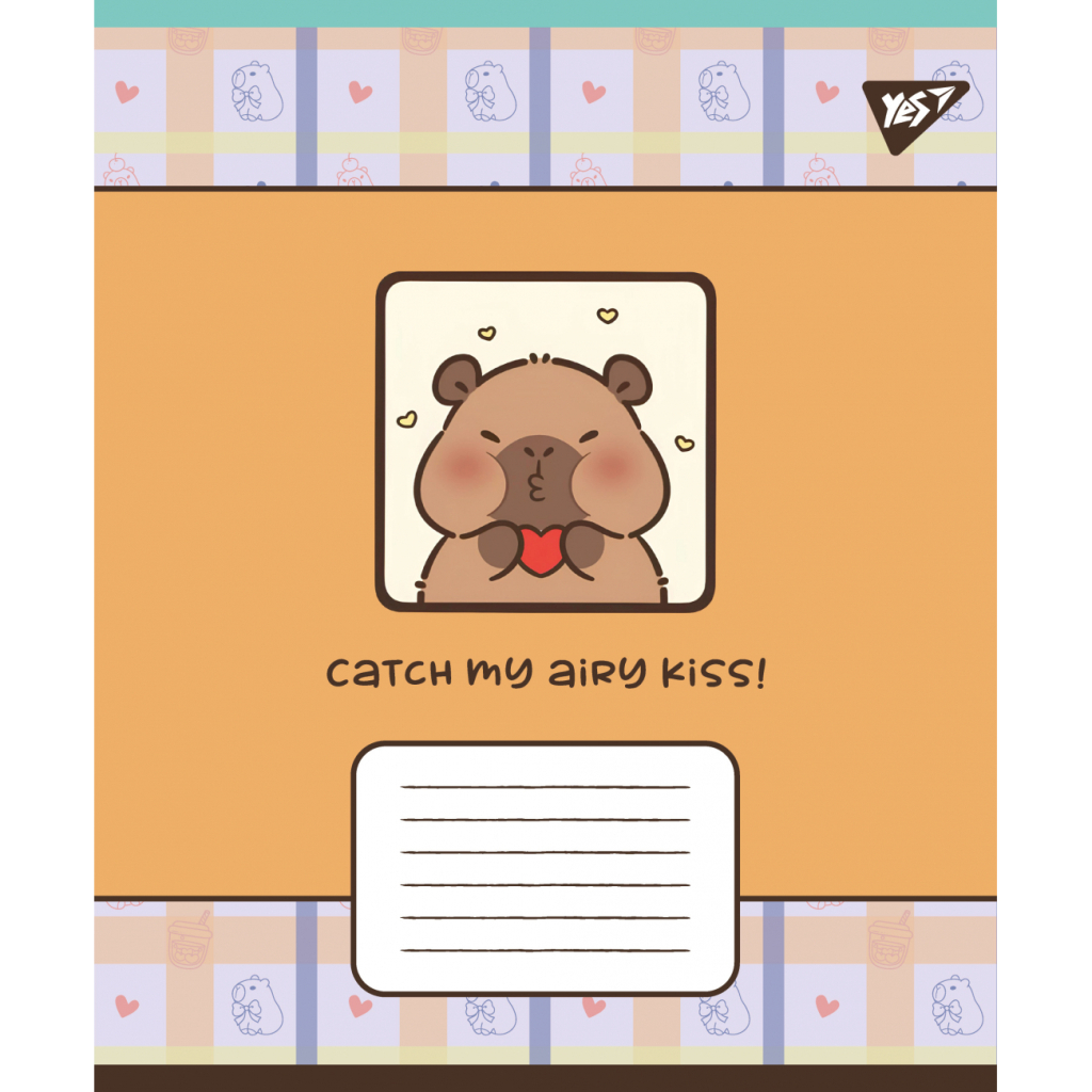 Зошит Yes Capy vibes А5 24 аркушів лінія (767956) - зображення 6