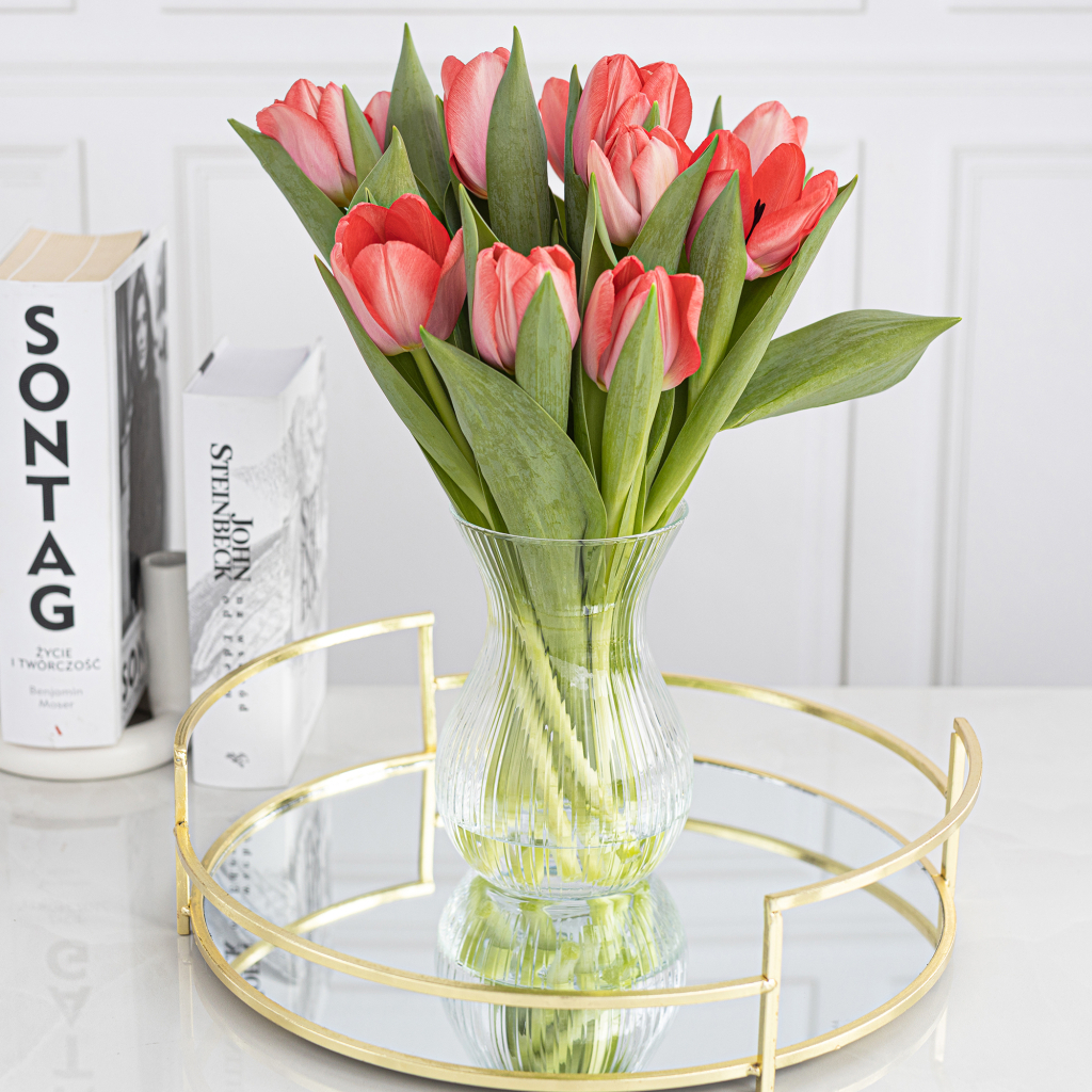 Ваза Trend Glass Asta Ribs 18 см (35446) - зображення 2