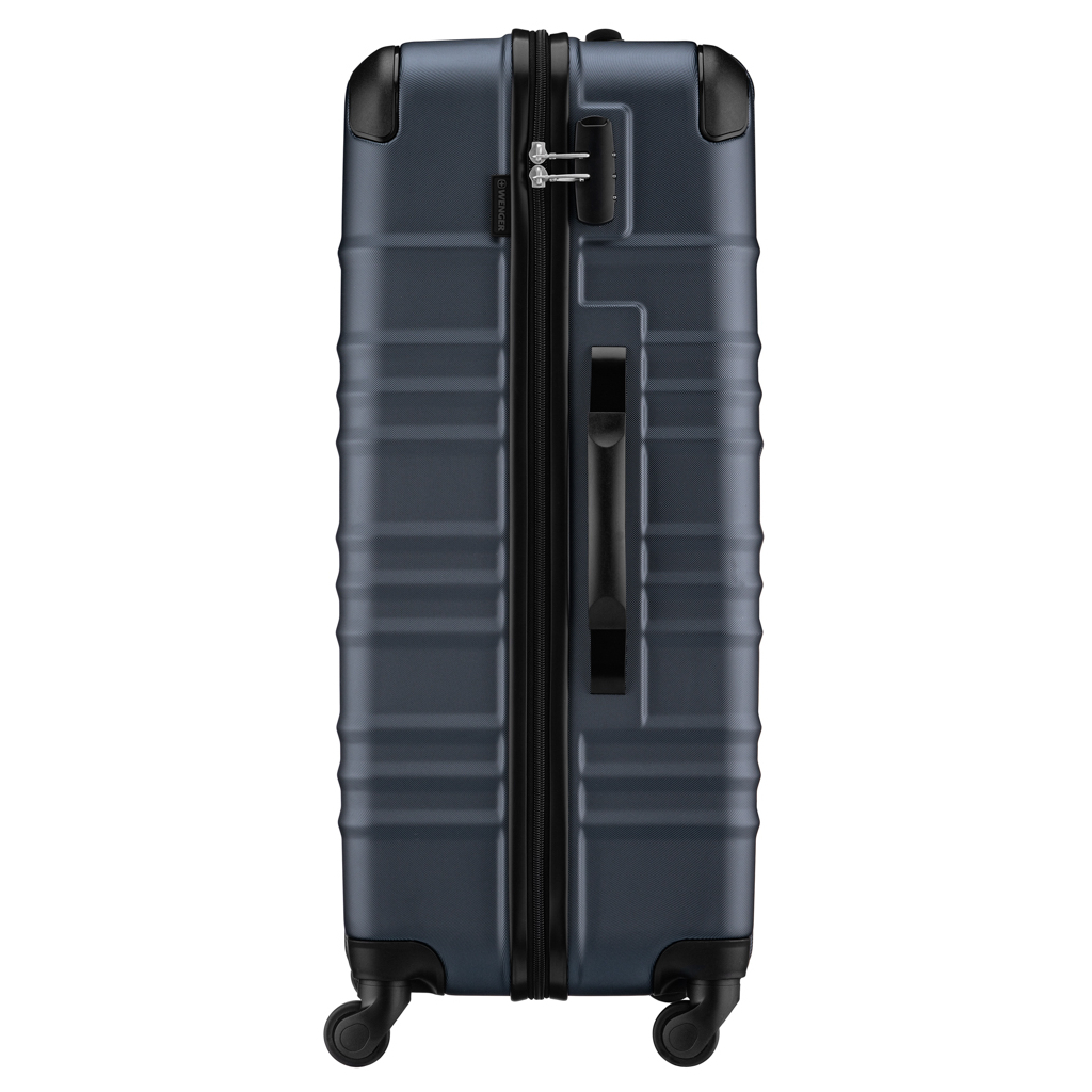 Валіза Wenger Amplar, велика, пластик, 4 колеса, синя (653141) - зображення 4