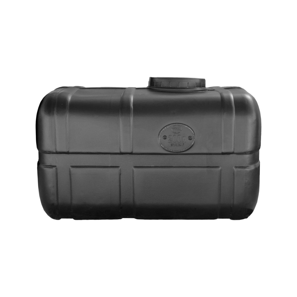 Ємність для води Пласт Бак квадратна не харчова 200 л прямокутна чорна видувна (5707) - зображення 3