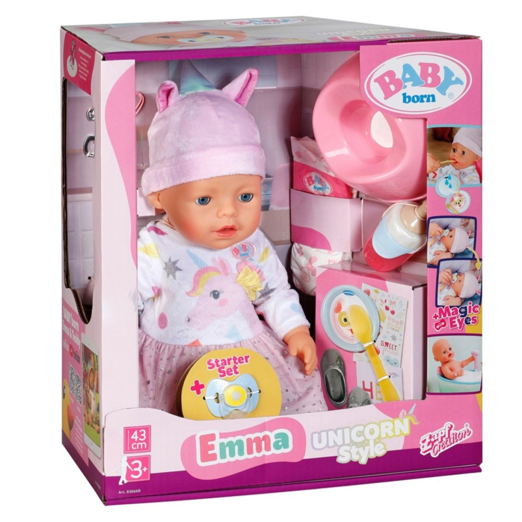 Пупс Zapf Baby Born – Емма-Єдиноріг 43 см (836668) - зображення 2