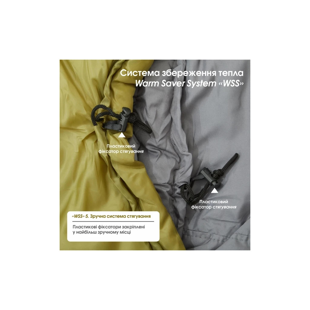 Спальний мішок Mousson RACE L Olive (10158) - зображення 8