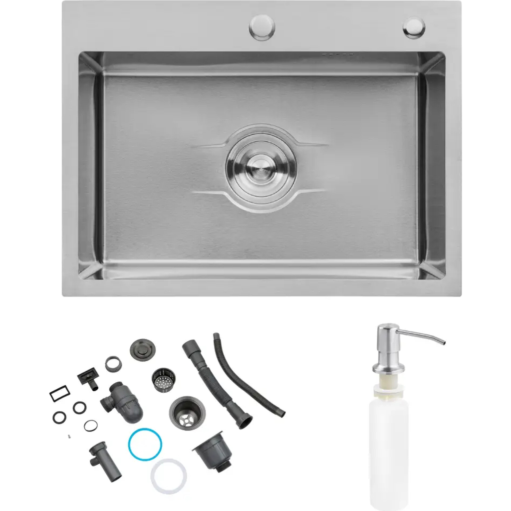 Мийка кухонна Kroner KDBrush5843HM (CV027235) - зображення 2