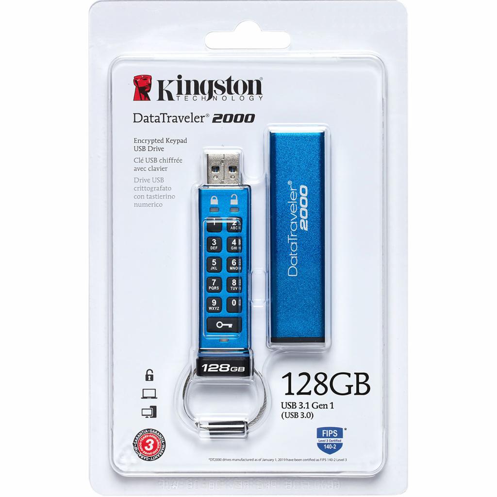 USB флеш накопичувач Kingston 128GB DataTraveler 2000 USB 3.0 (DT2000/128GB) - зображення 7
