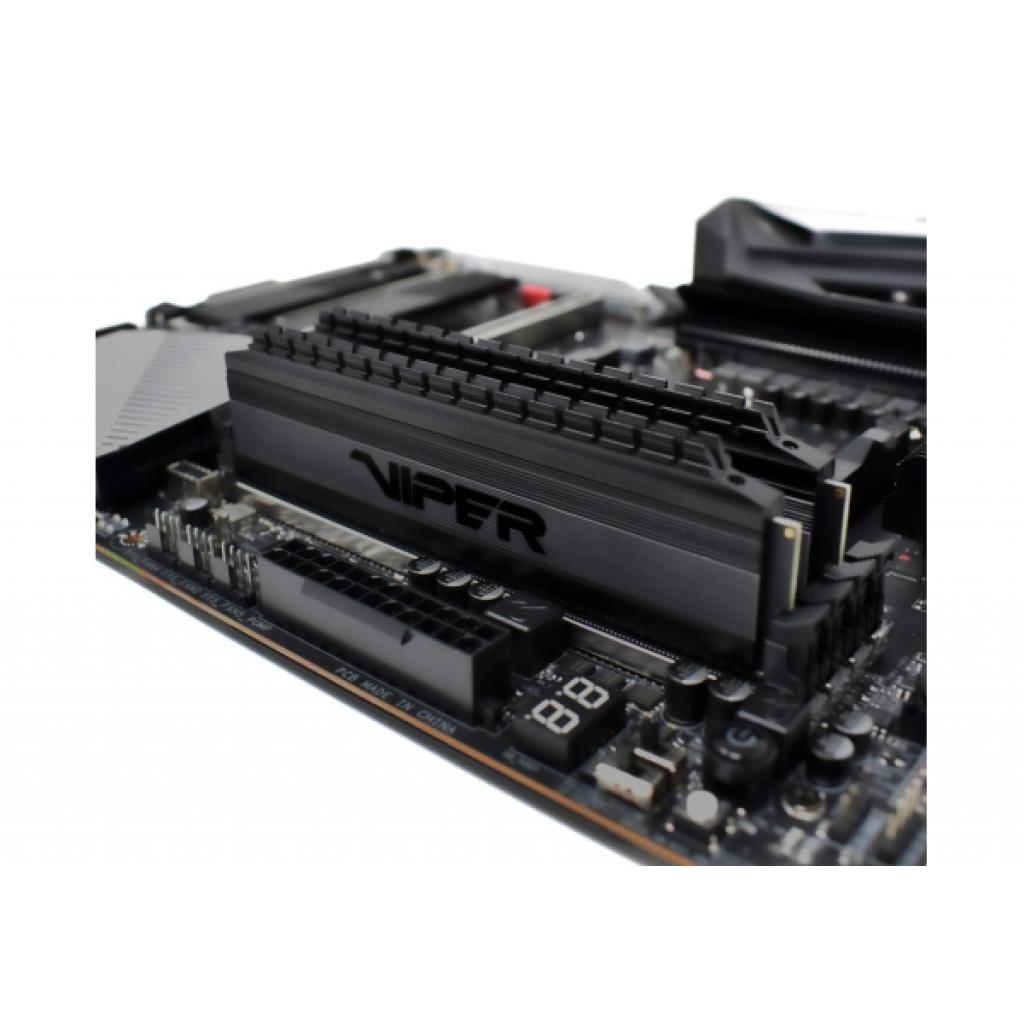Модуль пам'яті для комп'ютера DDR4 16GB (2x8GB) 3600 MHz Viper Blackout Patriot (PVB416G360C7K) - зображення 4