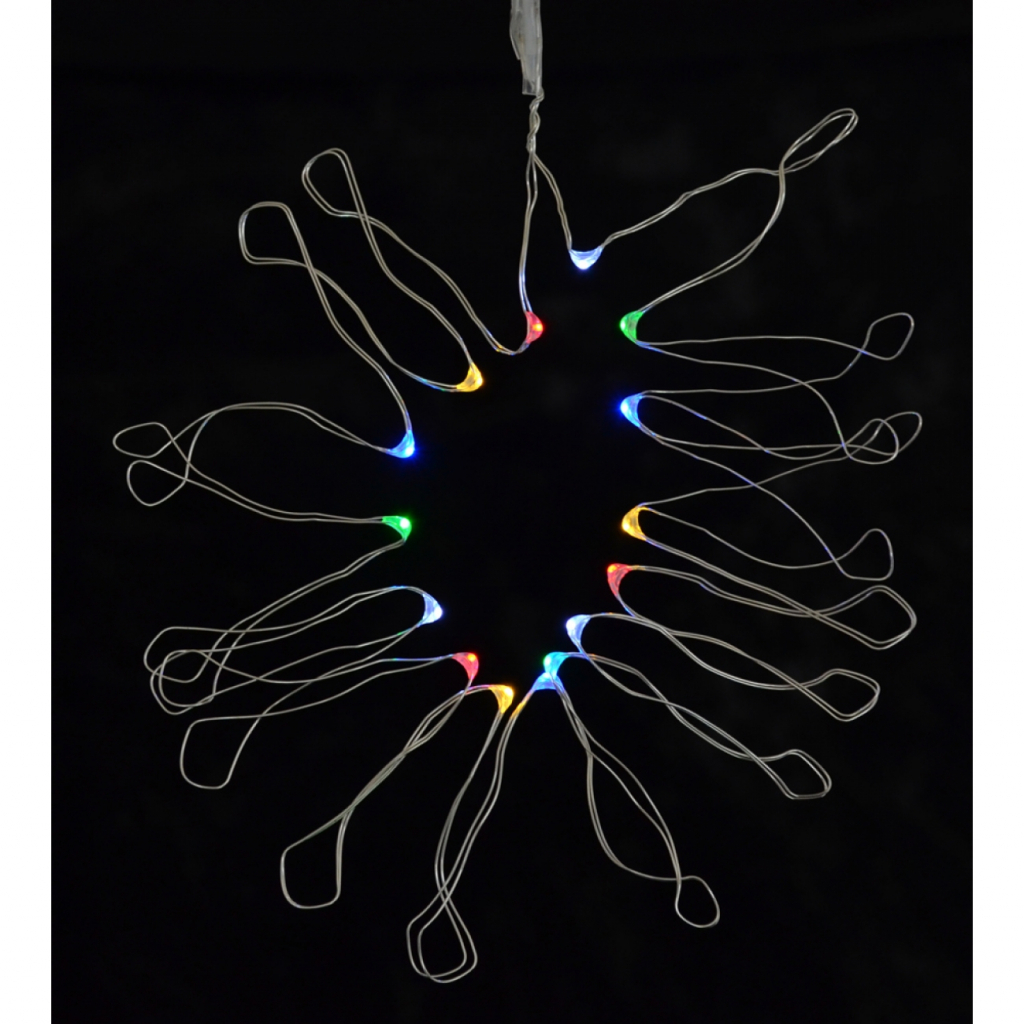 Гірлянда YES! Fun LED 15 ламп RGB 1,6 м (801116) - зображення 1