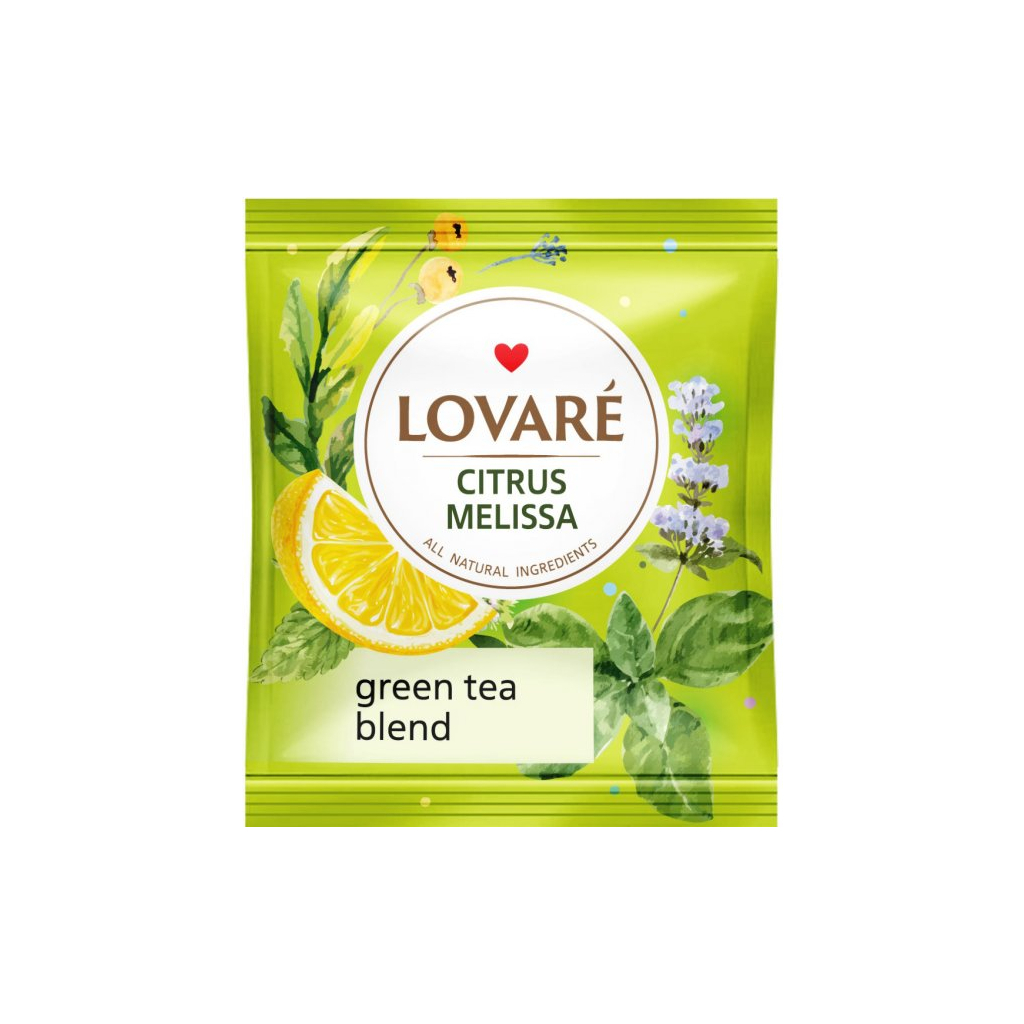 Чай Lovare Citrus Melissa 50х1.5 г (lv.77637) - изображение 3