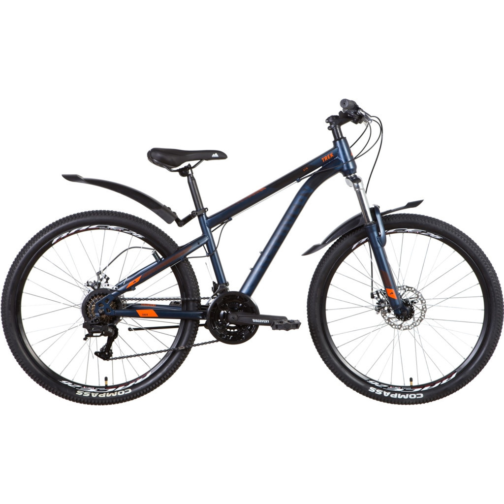 Велосипед Discovery 26" Trek AM DD рама-13" 2022 Blue/Black (OPS-DIS-26-473) - зображення 1