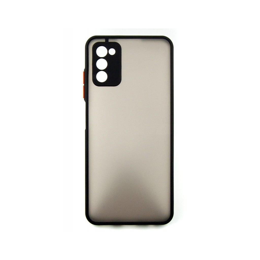 Чохол до мобільного телефона Dengos Kit for Samsung Galaxy A03s case + glass (Black) (DG-KM-24) - зображення 2