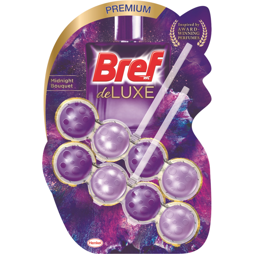 Туалетний блок Bref De Luxe Аромат чаруючої ночі 2 х 50 г (9000101820218) - изображение 1