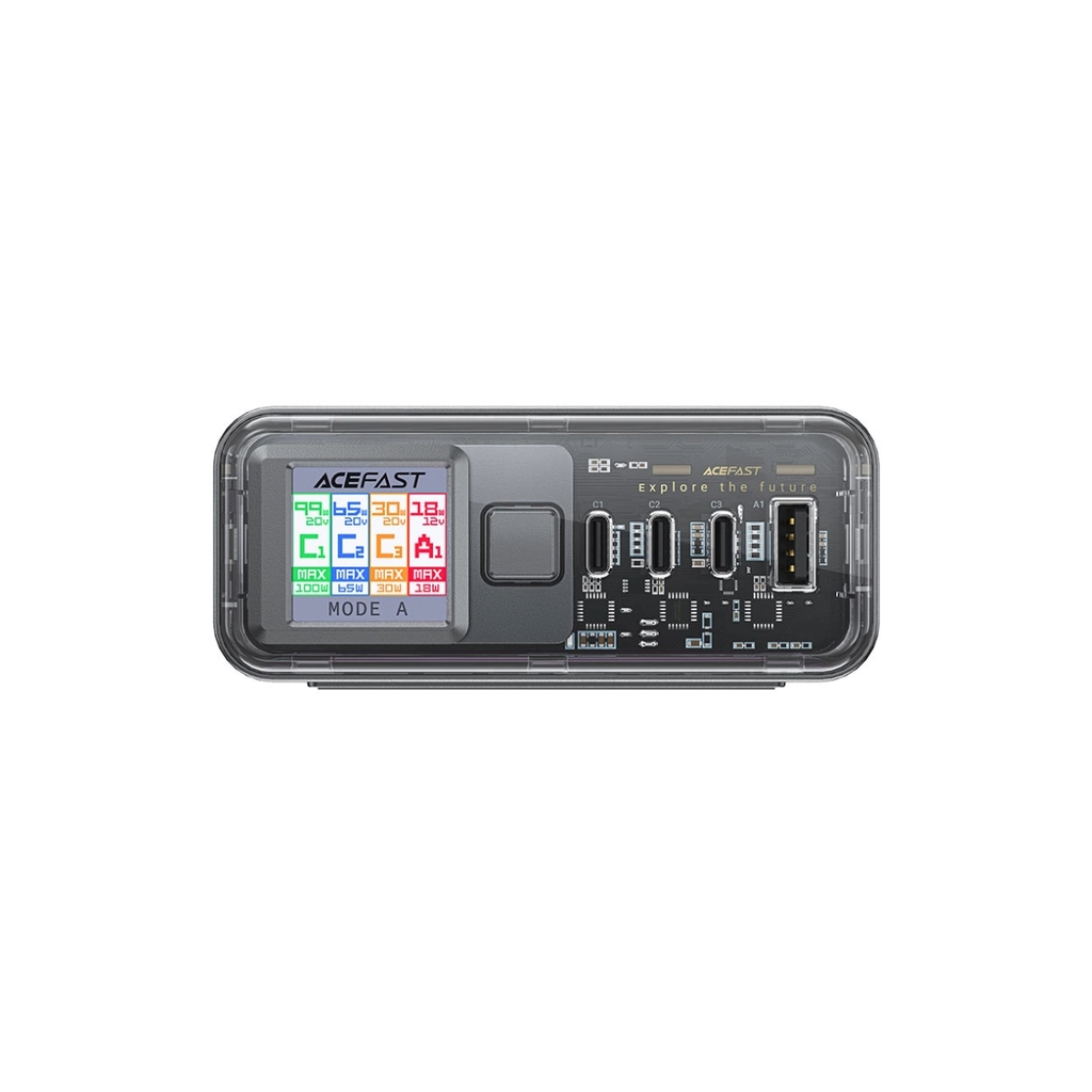 Зарядний пристрій Acefast 4xUSB 218W (3xUSB-C + USB-A) Gan Z4 Fast Charger (6974316282587) - зображення 2