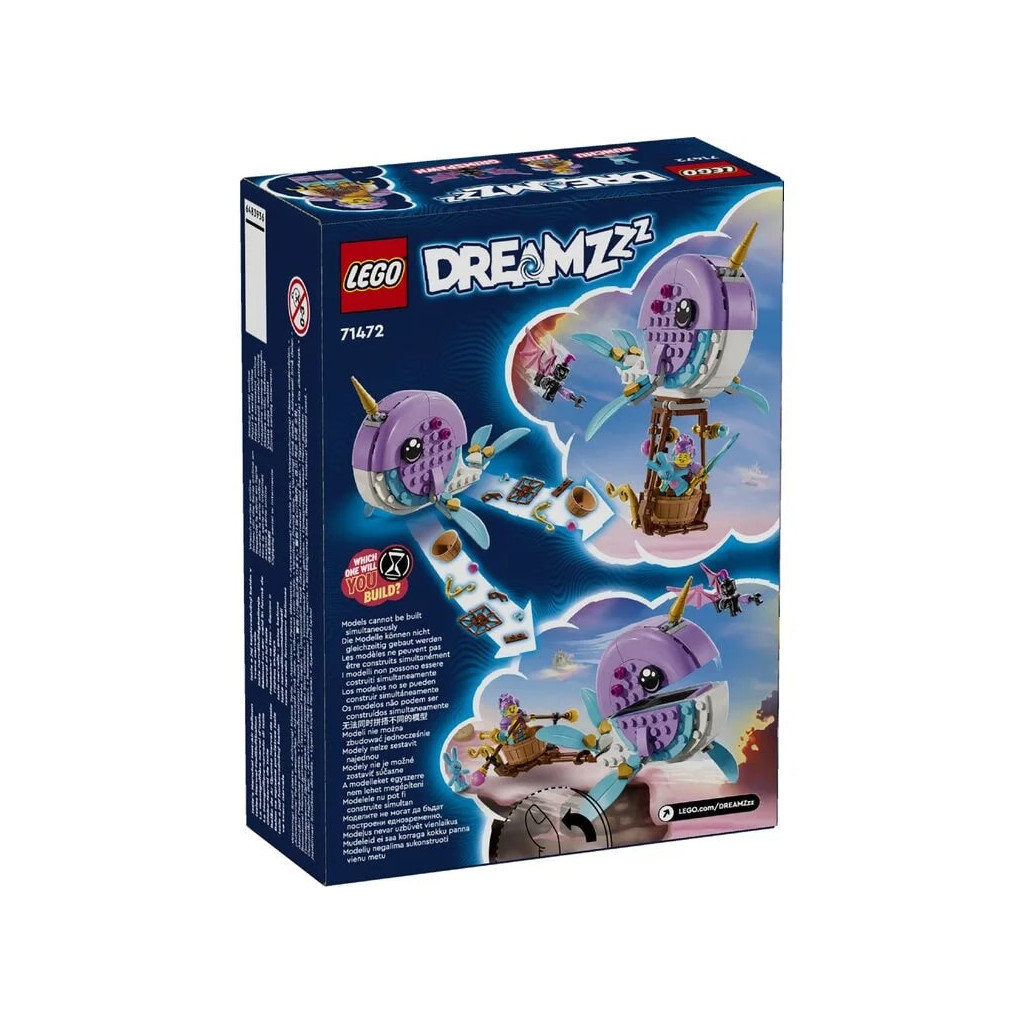 Конструктор LEGO DREAMZzz Повітряна куля Іззі «Нарвал» 156 деталей (71472) - зображення 1