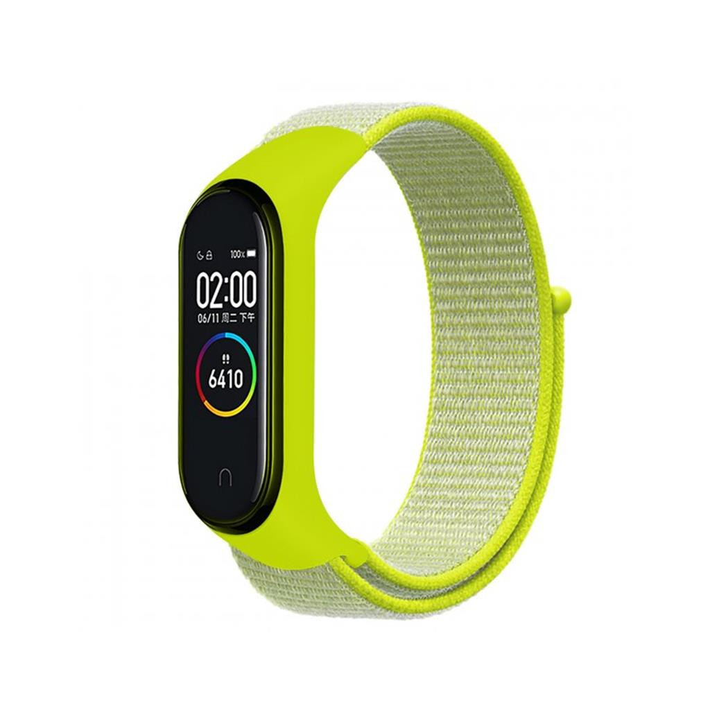 Ремінець до фітнес браслета BeCover Nylon Style для Xiaomi Mi Smart Band 7 Lime (707662) - изображение 1