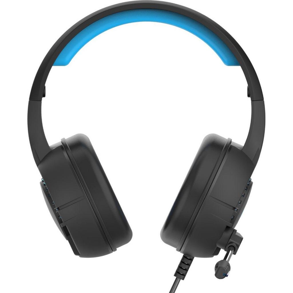 Навушники HP DHE-8011UM Gaming Blue LED Black - зображення 2
