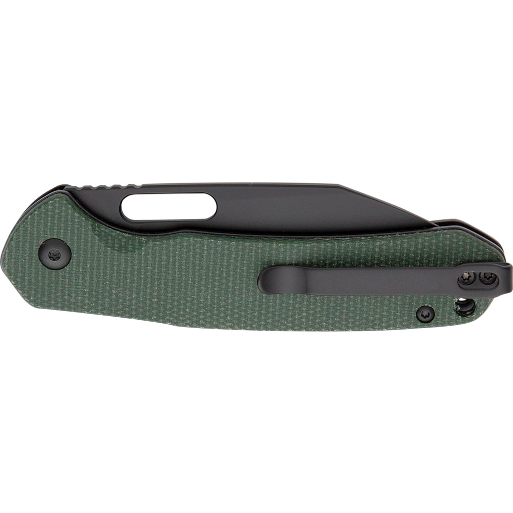 Ніж CJRB Pyrite Wharncliffe BB Micarta Green (J1925A-BMGN) - зображення 4