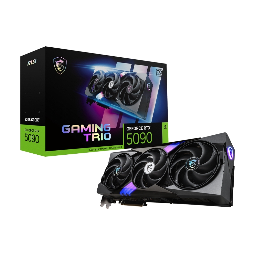 Відеокарта MSI GeForce RTX5090 32GB GAMING TRIO OC (RTX 5090 32G GAMING TRIO OC) - зображення 5