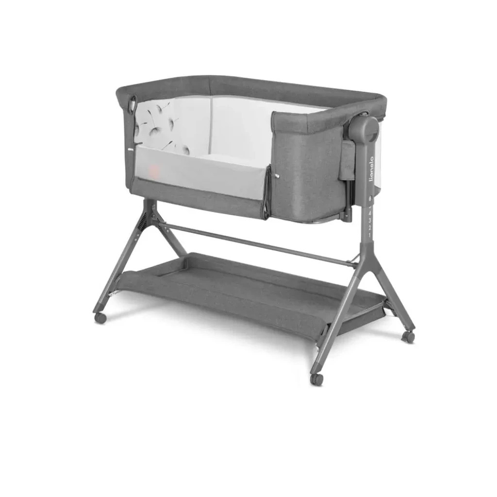 Ліжечко Lionelo приставна Leonie Plus 3 в 1 Grey Stone (LO-LEONIE PLUS GREY STONE) - зображення 3