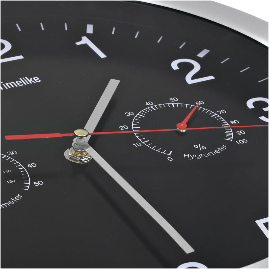 Настінний годинник Esperanza Wall Clock Washington 30 см Black (EHC008K) - зображення 4