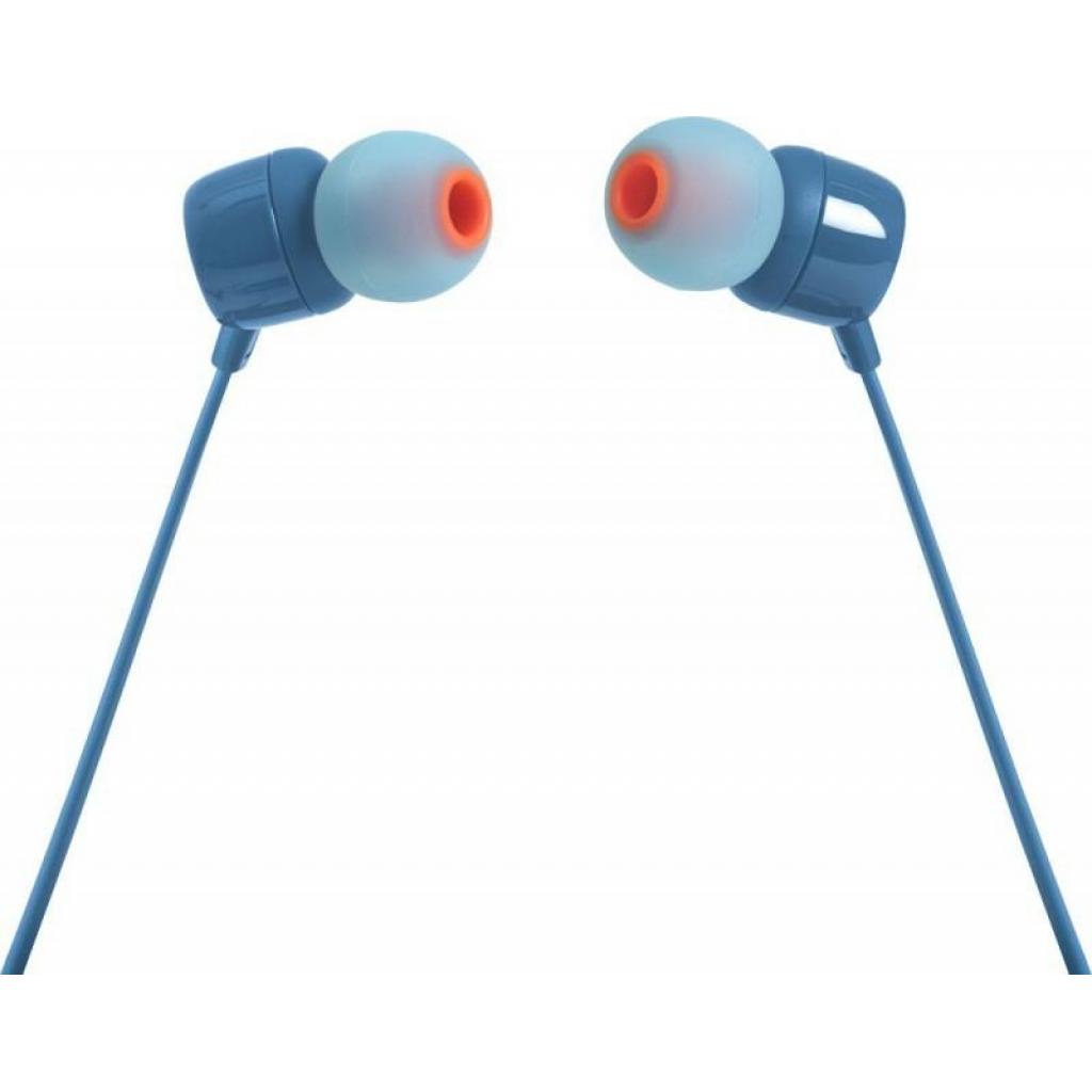 Навушники JBL T110 Blue (JBLT110BLU) - зображення 4