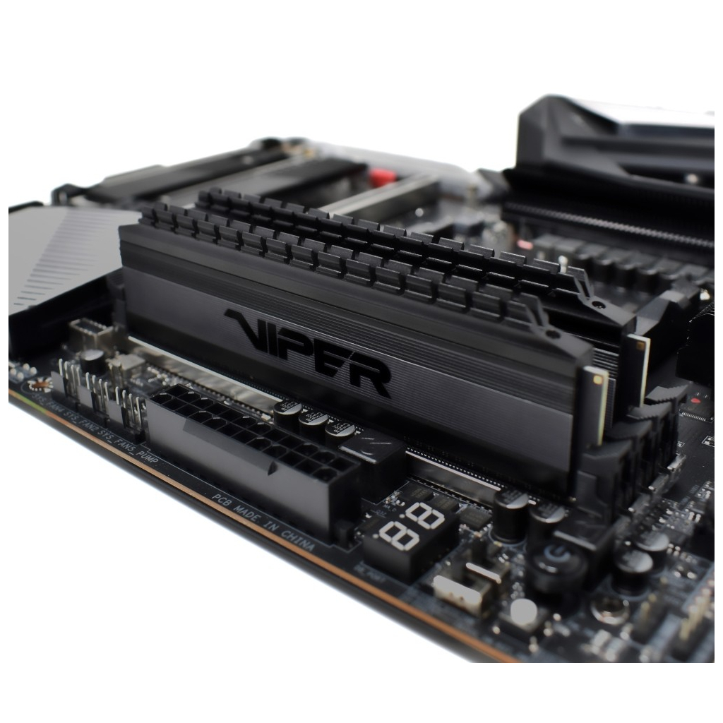 Модуль пам'яті для комп'ютера DDR4 32GB (2x16GB) 3000 MHz Viper 4 Blackout Patriot (PVB432G300C6K) - зображення 4
