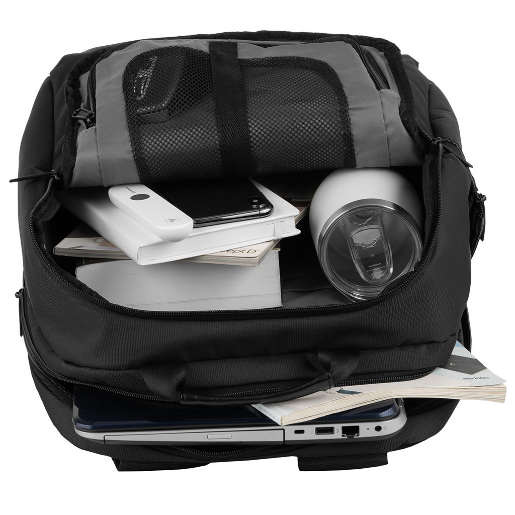 Рюкзак для ноутбука 2E 17" BPN6017 City Traveler, black (2E-BPN6017BK) - зображення 12