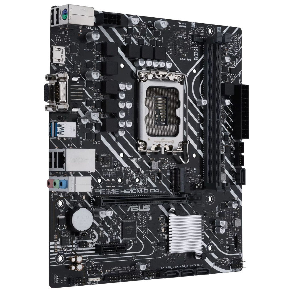 Материнська плата ASUS PRIME H610M-D D4 - изображение 3