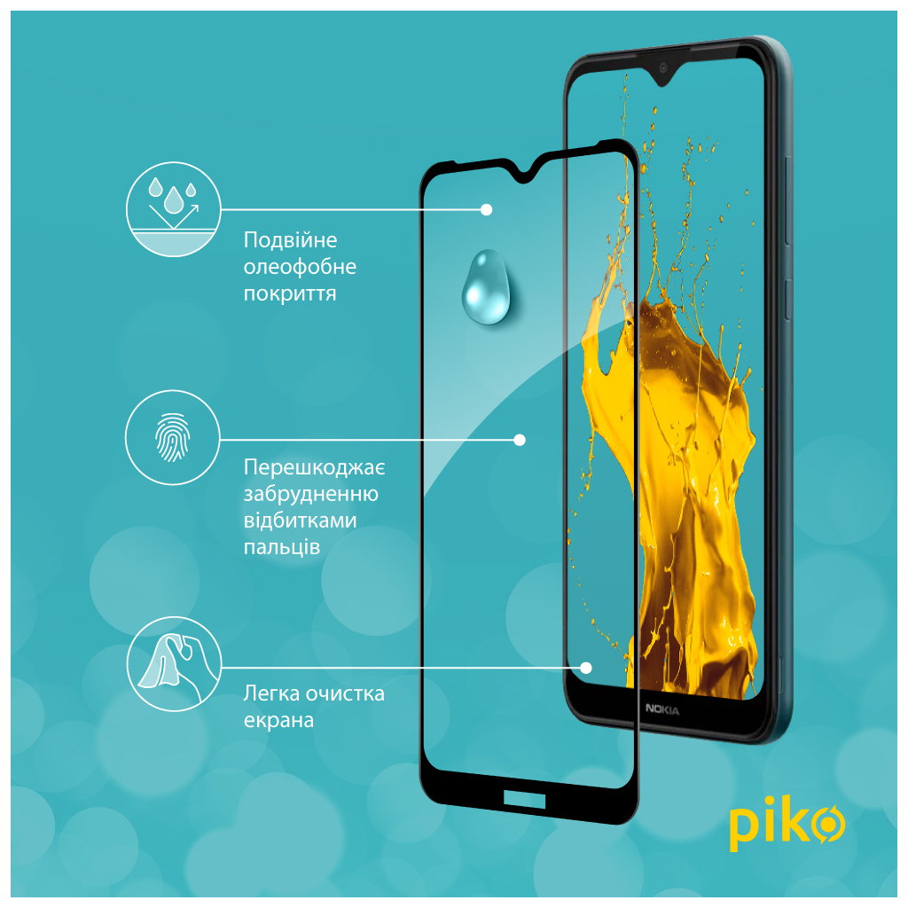 Скло захисне Piko Full Glue Nokia C30 4G (1283126528835) - зображення 5