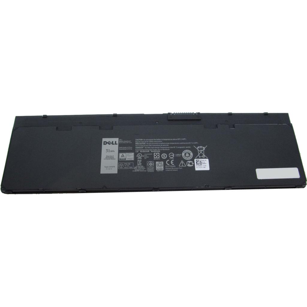 Акумулятор до ноутбука Dell Latitude E7240 GVD76, 2730mAh (31Wh), 3cell, 11.1V, Li-Pol, (A47206) - зображення 1
