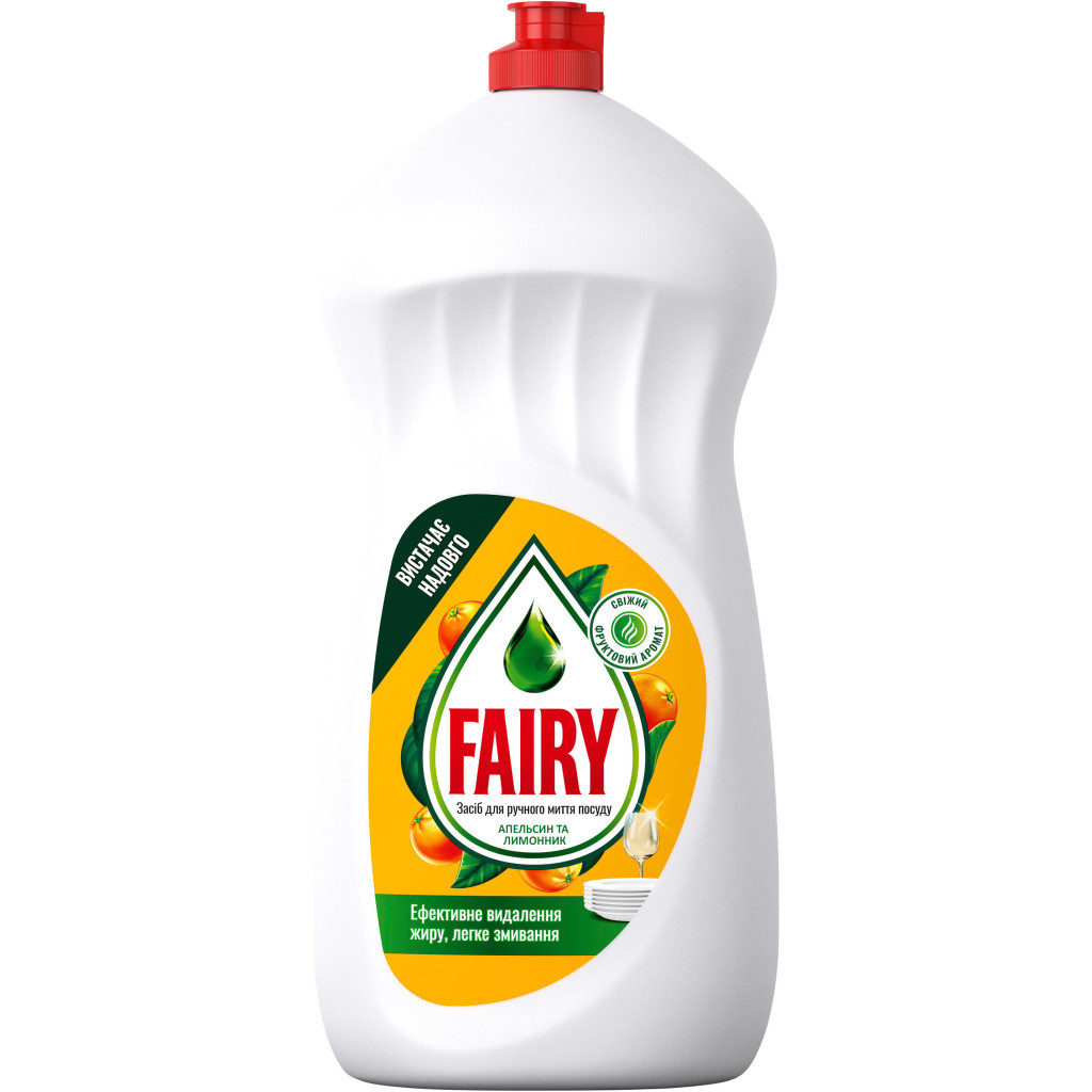 Засіб для ручного миття посуду Fairy Апельсин та Лимонник 1.5 л (8700216397216) - зображення 1