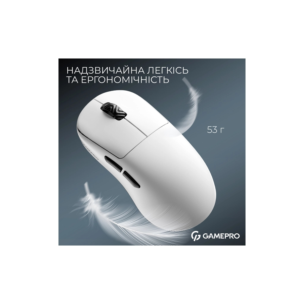 Мишка GamePro Asgard Loki Wireless/USB White (GM022W) - зображення 6