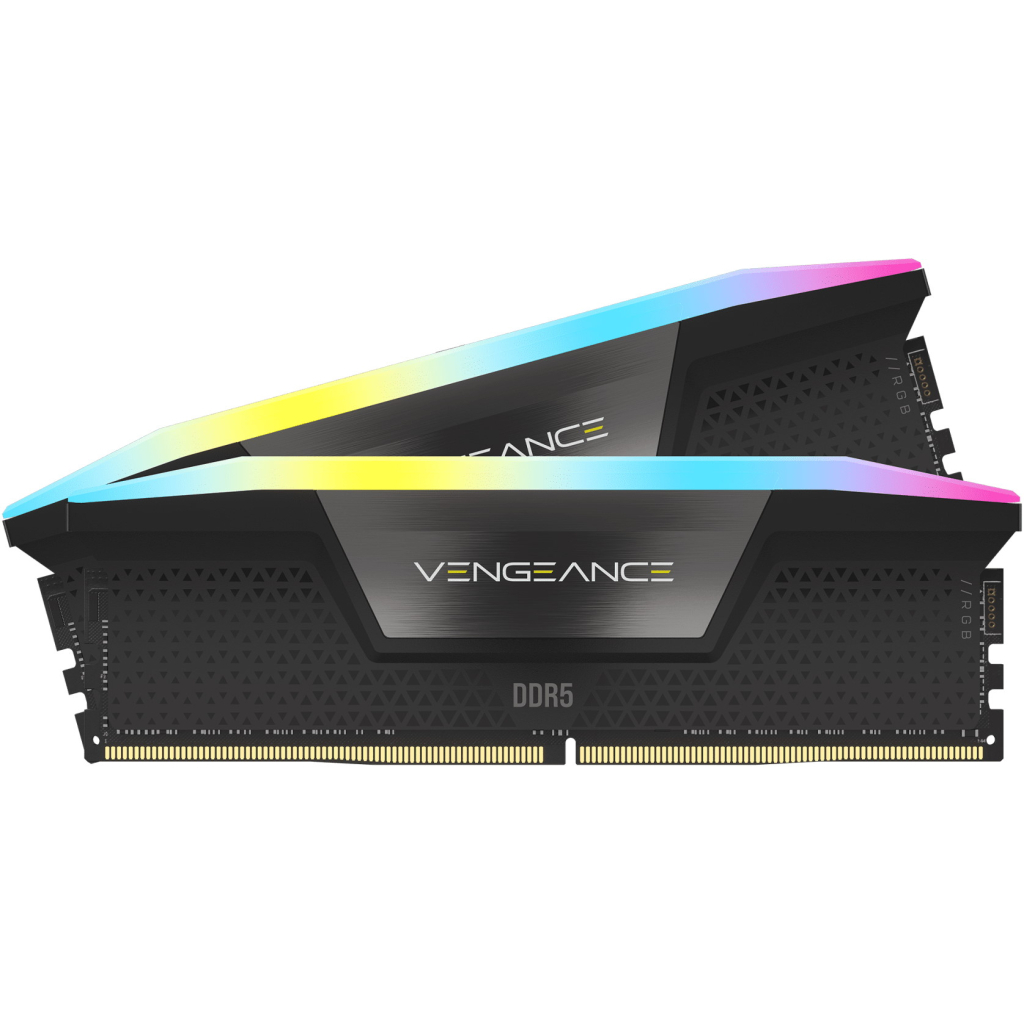 Модуль пам'яті для комп'ютера DDR5 32GB (2x16GB) 7200 MHz Vengeance RGB Corsair (CMH32GX5M2X7200C34) - зображення 2