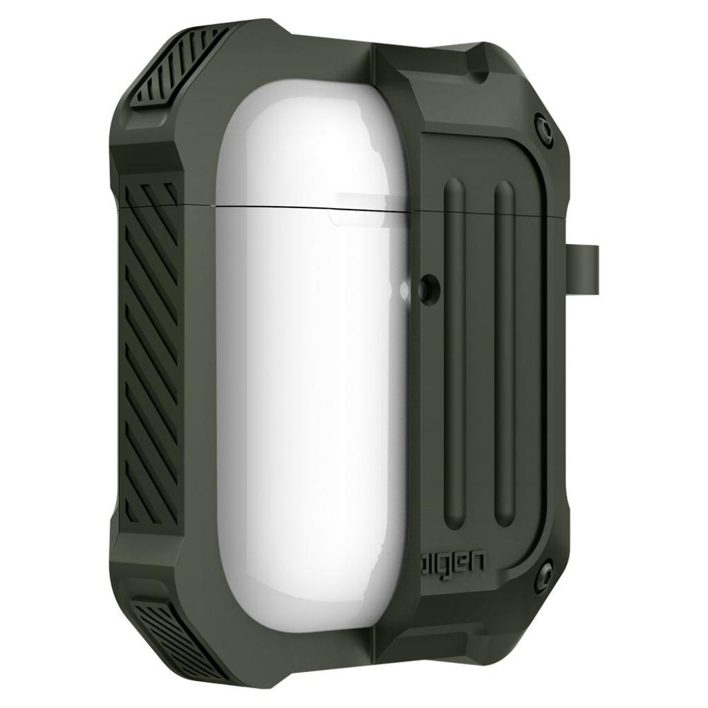 Чохол для навушників Spigen для Airpods Tough Armor Military Green (074CS26499) - зображення 5