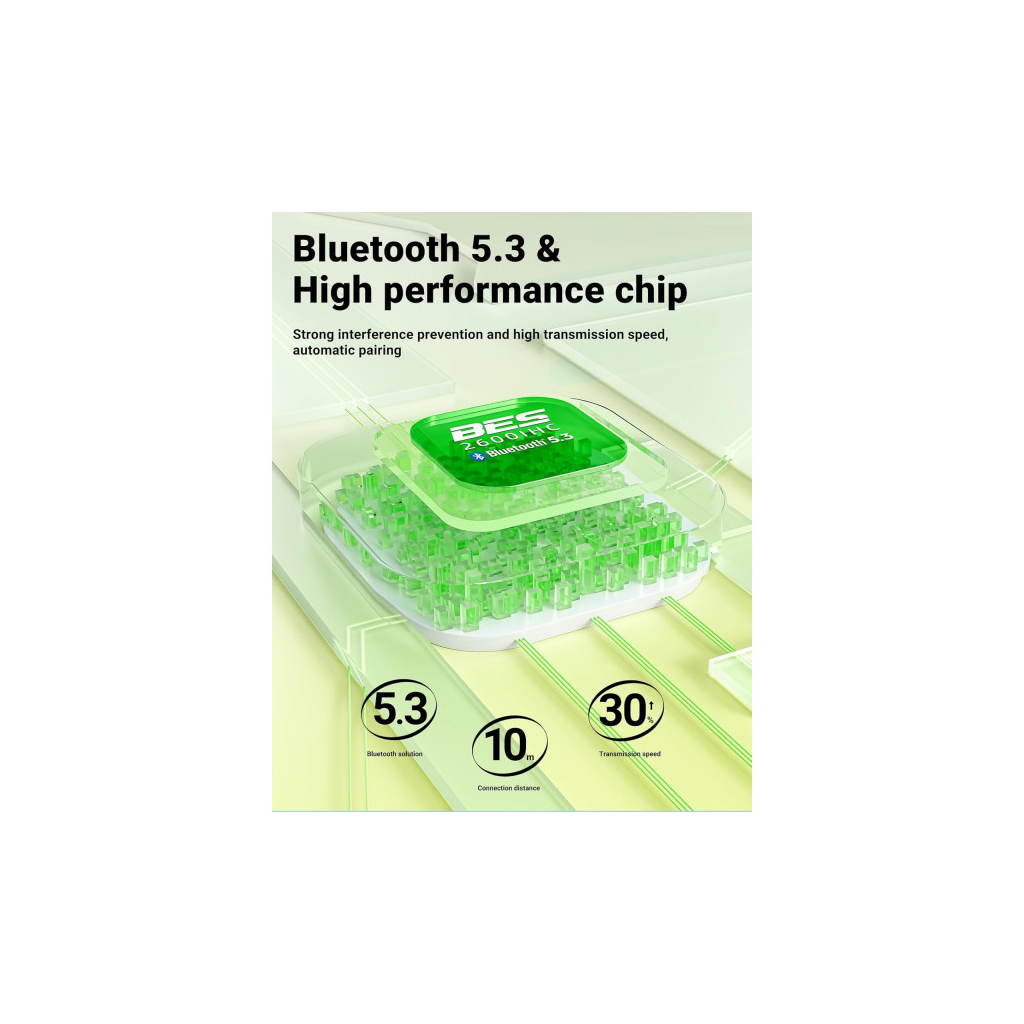 Навушники Acefast T9 Avocado Green (6974316282556) - зображення 7