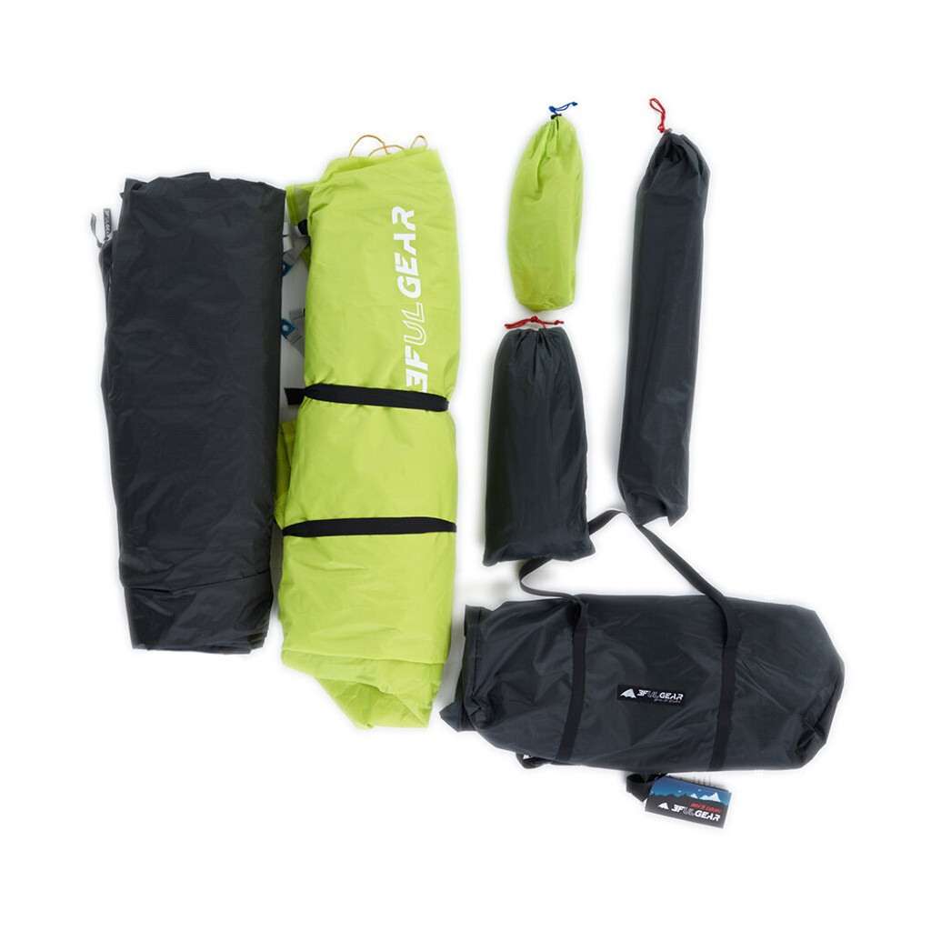 Намет 3F Ul Gear Floating Cloud 2 15D 3 Season Green (215D3S) - зображення 11