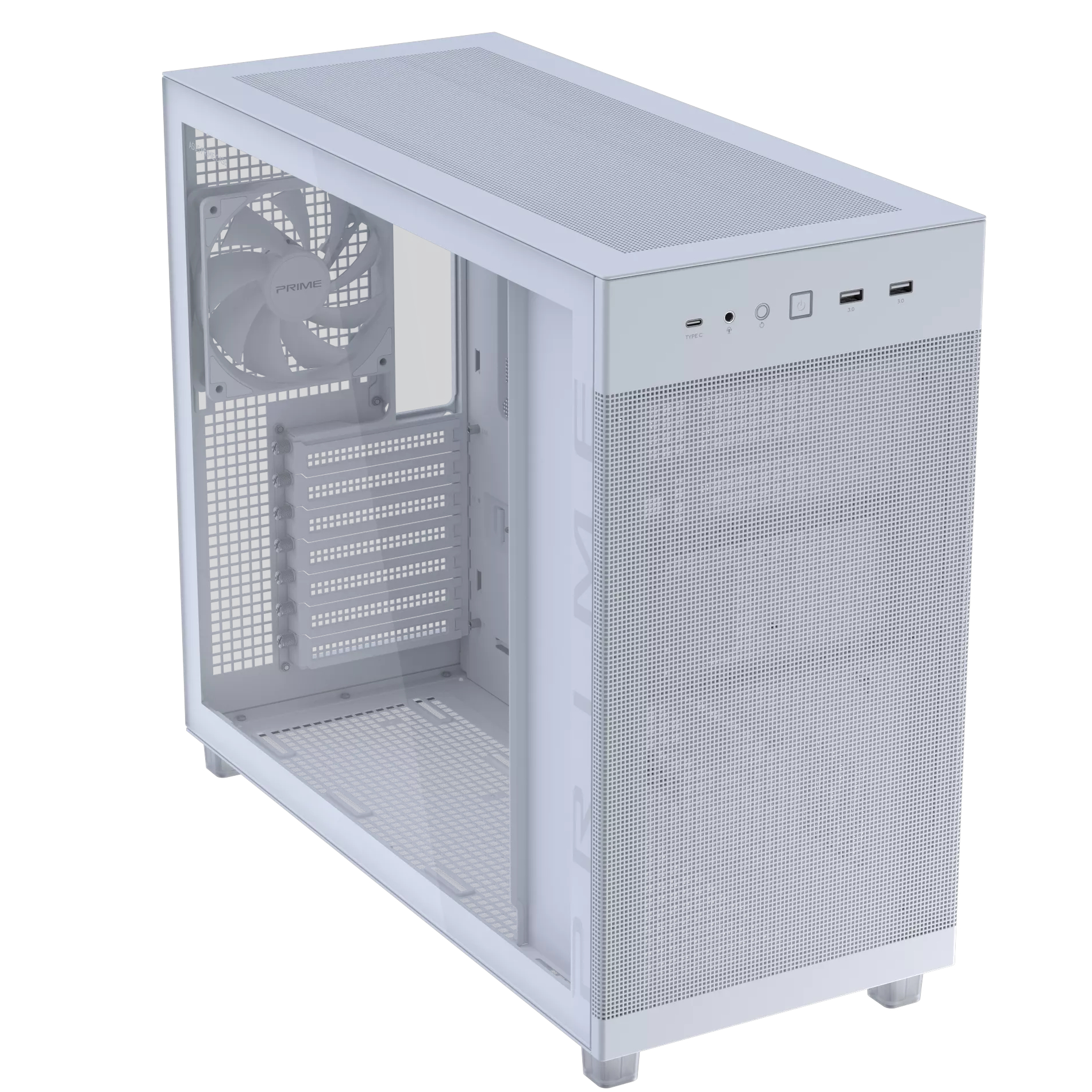 Корпус Asus Prime AP303 TG White (90DC00V3-B39010) - зображення 4