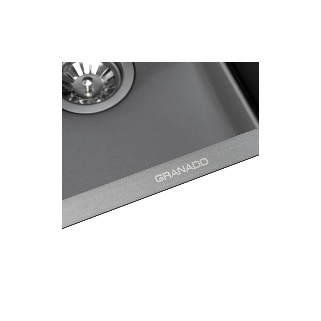 Мийка кухонна GRANADO Under top mini STEEL S201 black (GS10201B) - зображення 3