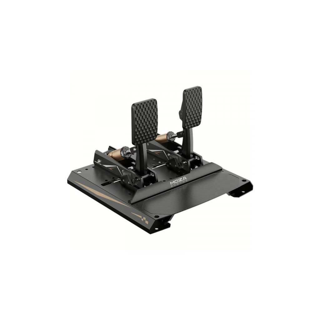Педалі ігрові MOZA Racing CRP2 USB тензодатчик 200 кг карбонова підставка Black (RS066_Moza) - зображення 3