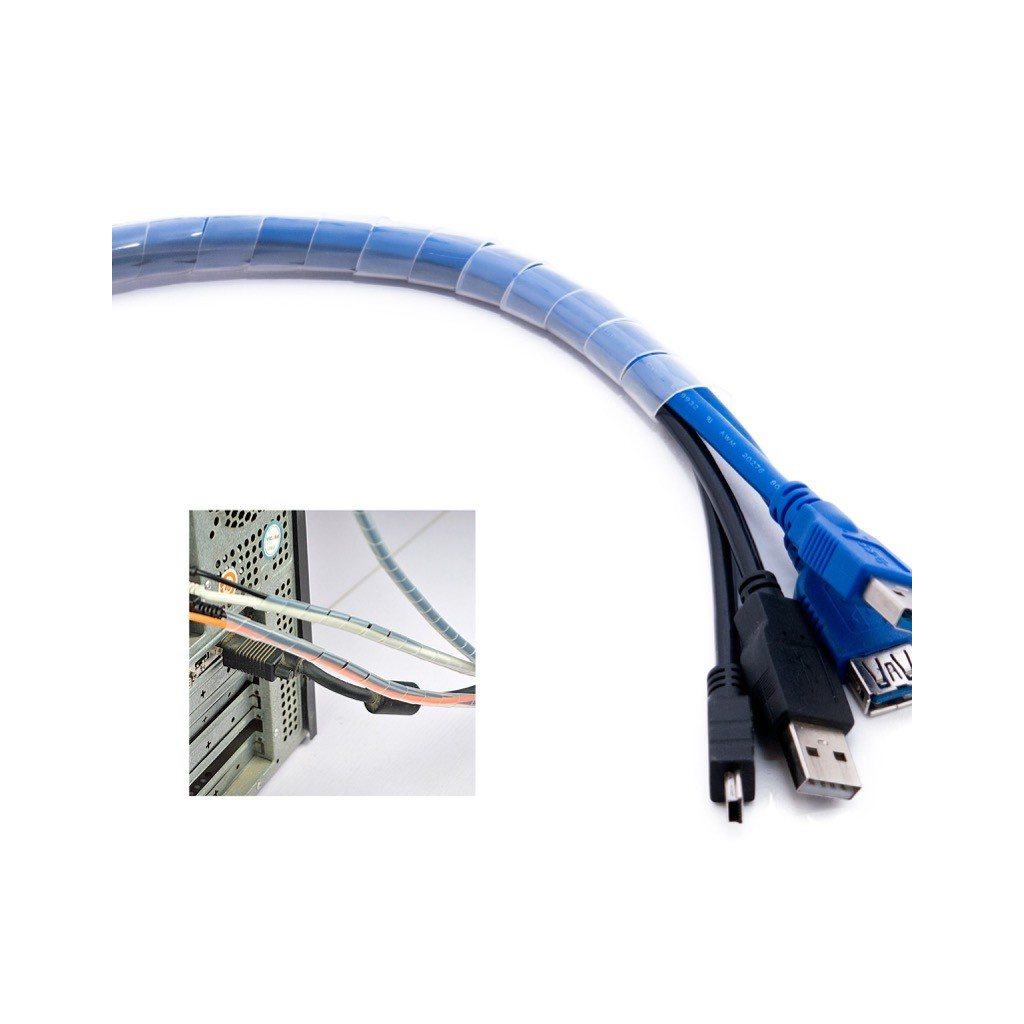Кабельний організатор Extradigital Cable twine CC-919, White (KBC1729) - зображення 3