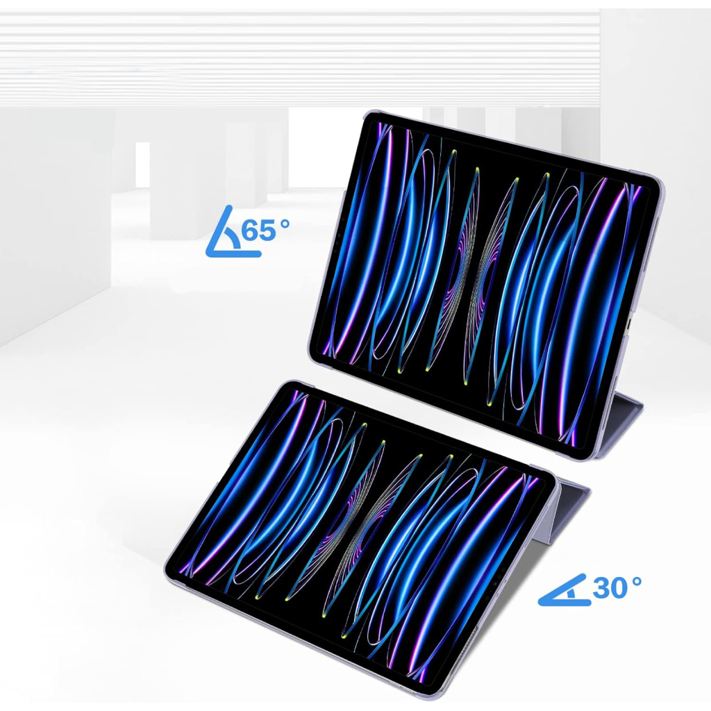 Чохол до планшета BeCover Tri Fold Hard Apple iPad Pro 12.9 2020/2021/2022 Purple (711722) - зображення 4