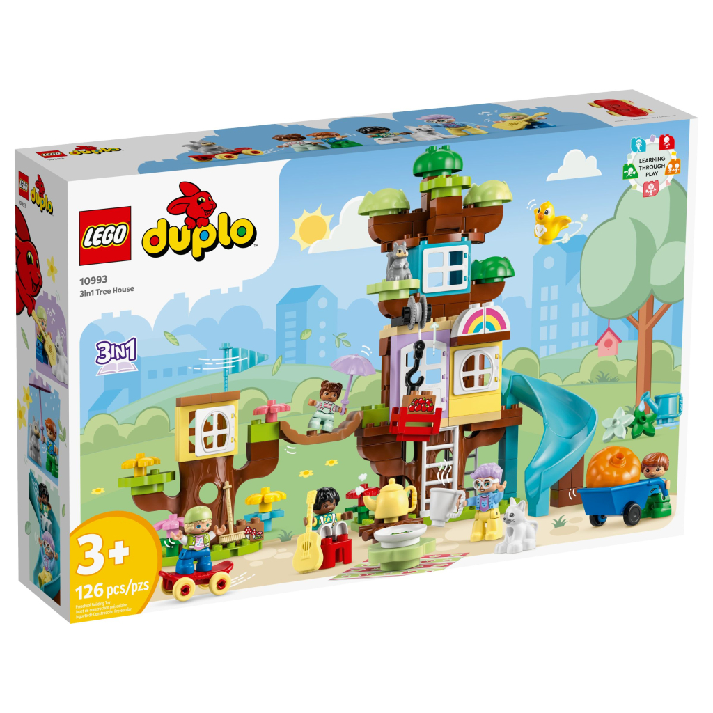 Конструктор LEGO DUPLO Будиночок на дереві 3 в 1 (10993) - зображення 1