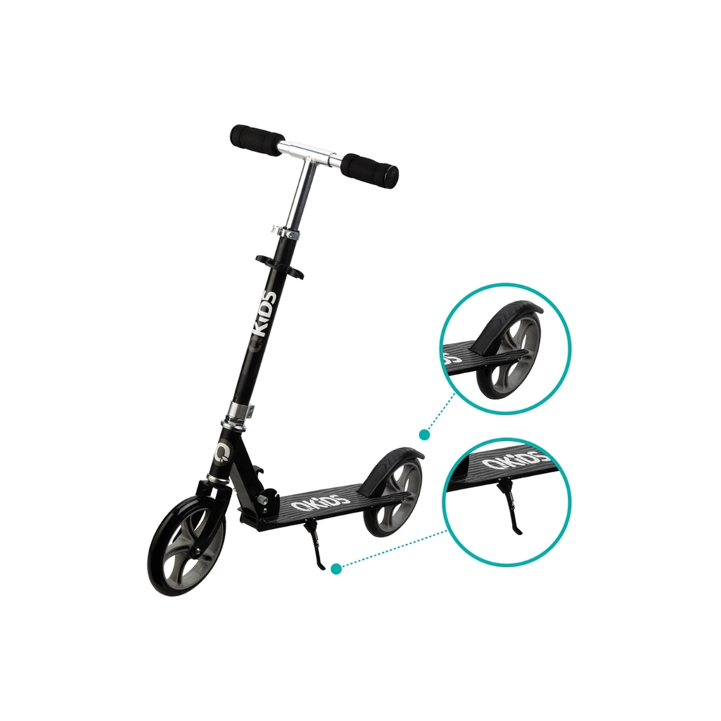 Самокат Qkids Weiss Gray (5900495890900) (HUBA00009) - зображення 4