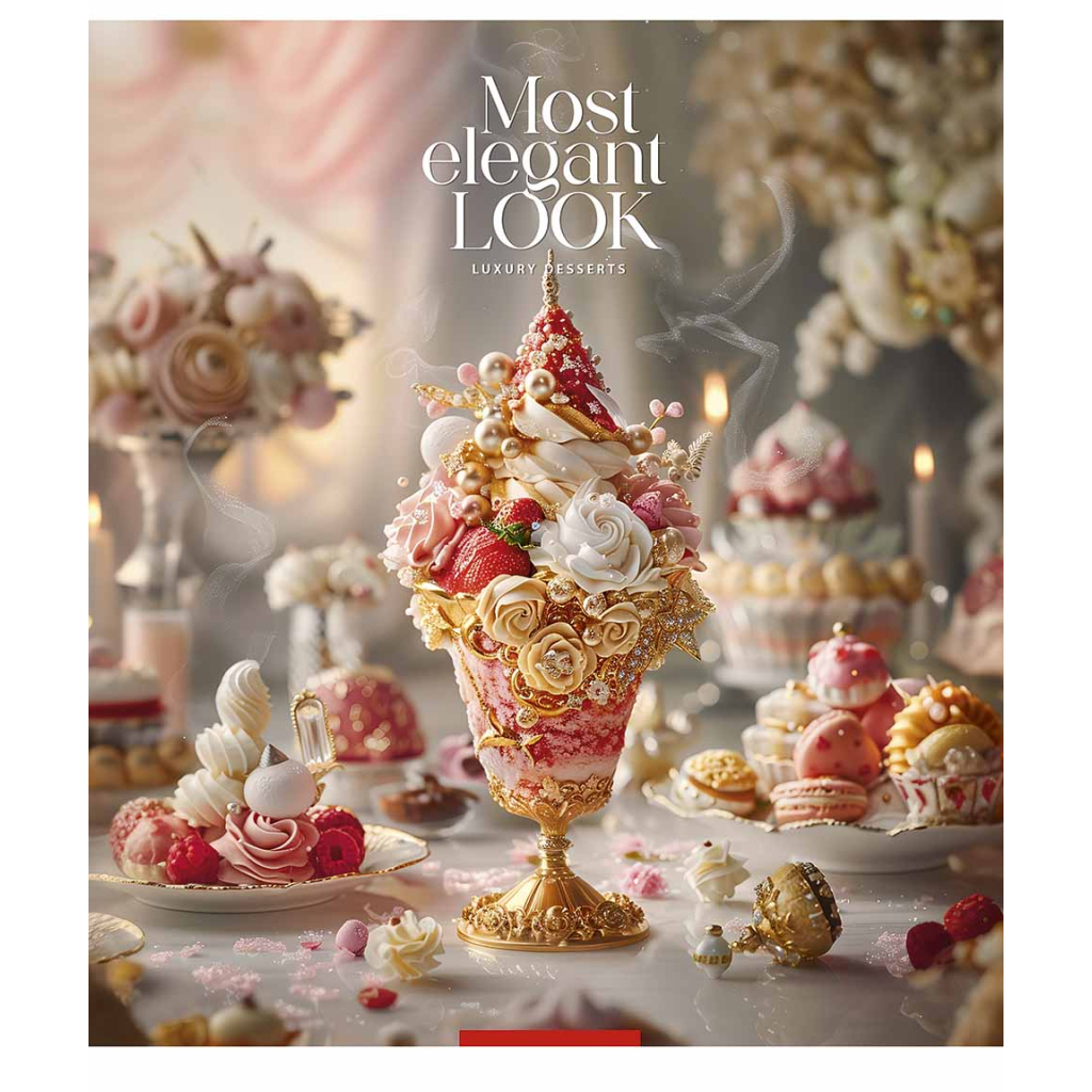 Зошит Школярик Luxury desserts 60 аркушів клітинка (060-3477K) - зображення 4