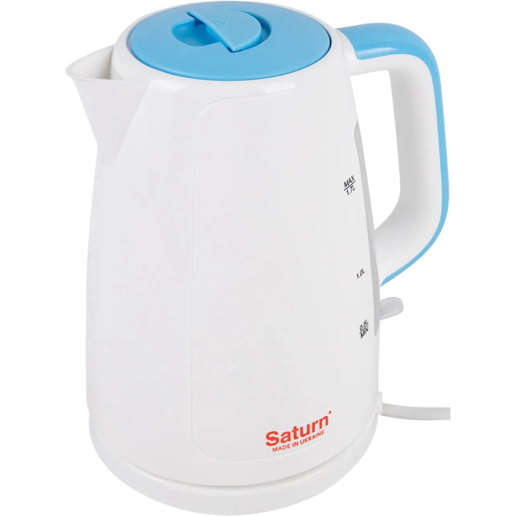Електрочайник Saturn ST-EK8435U White/Blue - зображення 3