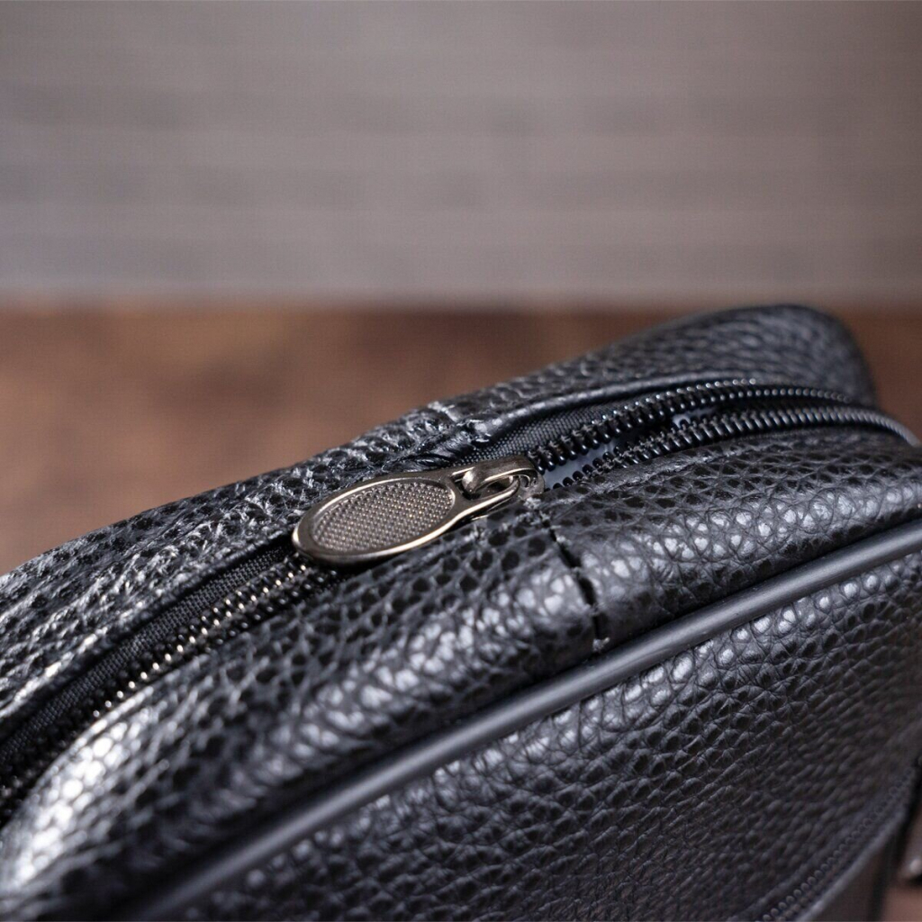 Сумка Vintage Месенджер Чорна (14992) - зображення 8