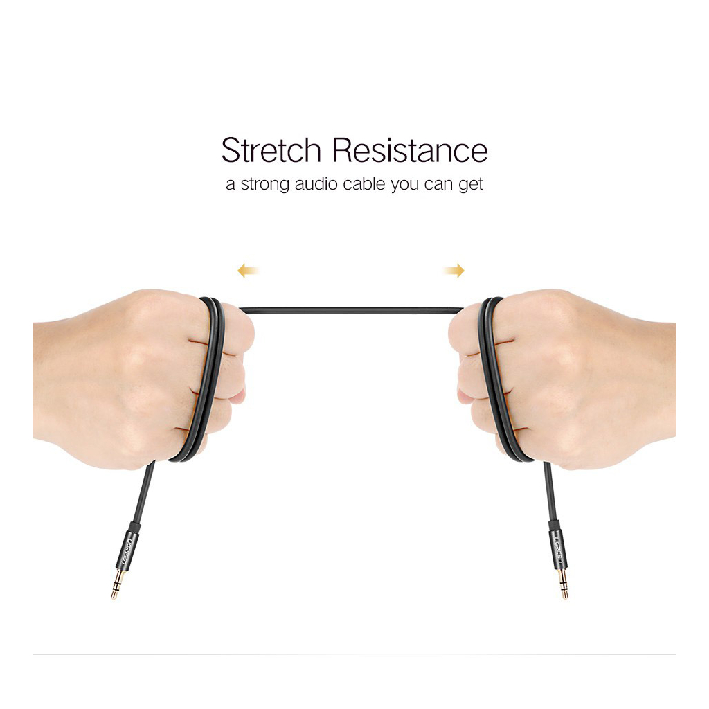 Кабель мультимедійний 3.5mm M to 3.5mm M 3.0m AV119 black Ugreen (10736) - picture 5