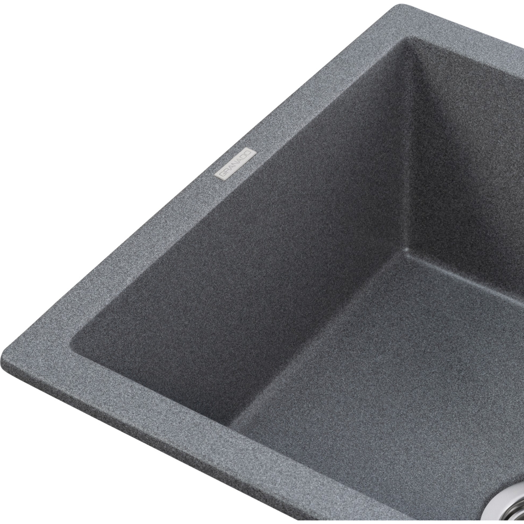 Мийка кухонна GRANADO NAVIA grafito з сифоном (775*495mm.) (gr3809) - зображення 3